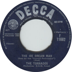 The Tornados The Ice Cream Man / Theme From "The Scales Of Justice" USED VINYL 7INCH 45 RPM SINGLE