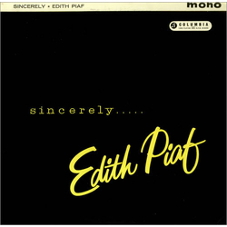 Edith Piaf Sincerely.....Edith Piaf Vinyl LP USED