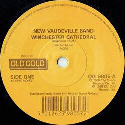 The New Vaudeville Band / Whistling Jack Smith Winchester Cathedral / I Was Kaiser Bill's Batman USED VINYL 7INCH SINGLE MONO STEREO