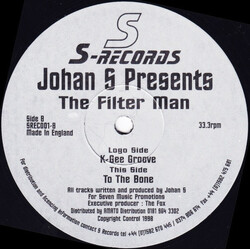 Johan S. The Filter Man USED VINYL 12INCH 33 S RPM