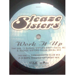 Sleaze Sisters Work It Up USED VINYL 12INCH PROMO