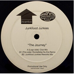 Junkfood Junkies The Journey USED VINYL 12INCH 33 S RPM 45 RPM PROMO