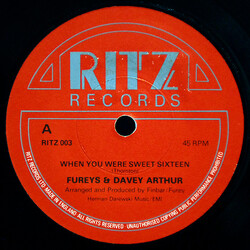 The Fureys & Davey Arthur When You Were Sweet Sixteen / Big Ships A Sailing Vinyl 7" USED