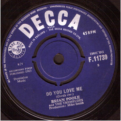 Brian Poole & The Tremeloes Do You Love Me USED VINYL 7INCH 45 RPM SINGLE
