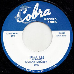 Guitar Shorty Irma Lee / You Don't Treat Me Right USED VINYL 7INCH 45 RPM SINGLE REISSUE UNOFFICIAL RELEASE
