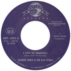 Sharon Jones & The Dap-Kings 8 Days (Of Hanukkah) USED VINYL 7INCH 45 RPM SINGLE