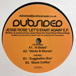 Jesse Rose Let's Start Again EP USED VINYL 12INCH 33 S RPM EP