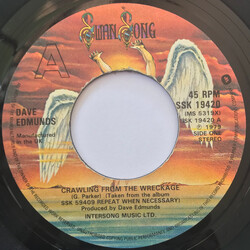 Dave Edmunds Crawling From The Wreckage USED VINYL 7INCH 45 RPM SINGLE