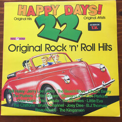Various Happy Days! 22 Original Rock 'N' Roll Hits Vinyl LP USED