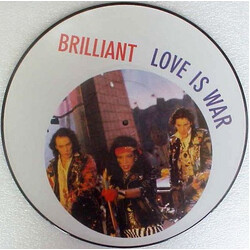 Brilliant Love Is War USED VINYL 12INCH PICTURE DISC 45 RPM