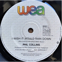 Phil Collins I Wish It Would Rain Down USED VINYL 7INCH 45 RPM SINGLE