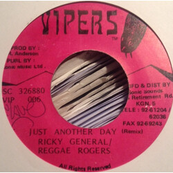 Ricky General / Reggae Rogers Just Another Day Vinyl 7" USED