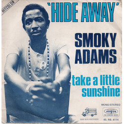 Smokey Adams Hide Away USED VINYL 7INCH 45 RPM SINGLE STEREO