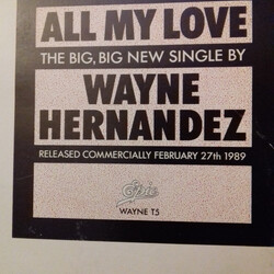 Wayne Hernandez All My Love Vinyl 12" USED