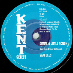 Sam Dees Gimme A Little Action USED VINYL 7INCH 45 RPM STEREO
