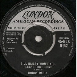 Bobby Darin Bill Bailey Won't You Please Come Home Vinyl 7" USED