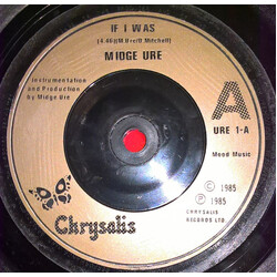 Midge Ure If I Was USED VINYL 7INCH SINGLE 45 RPM