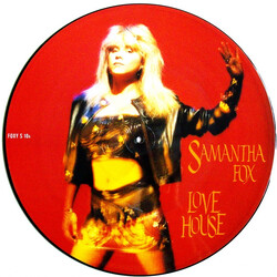 Samantha Fox Love House USED VINYL 12INCH PICTURE DISC SINGLE 45 RPM