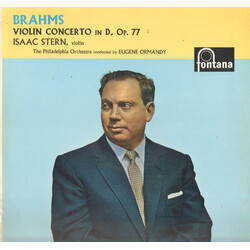 Johannes Brahms / Isaac Stern / The Philadelphia Orchestra / Eugene Ormandy Violin Concerto In D Major Vinyl LP USED