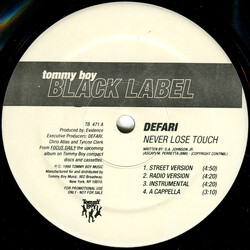 Defari Never Lose Touch / People's Choice VINYL 12" USED
