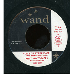 Tammy Montgomery Voice Of Experience / I Wantcha' To Be Sure USED VINYL 7INCH 45 RPM SINGLE