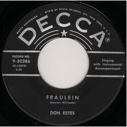 Don Estes Fraulein USED VINYL 7INCH 45 RPM SINGLE