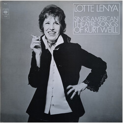 Lotte Lenya Sings American Theatre Songs Of Kurt Weill Vinyl LP USED