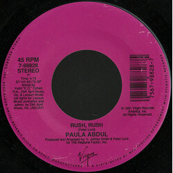 Paula Abdul Rush Rush USED VINYL 7INCH 45 RPM SINGLE STEREO