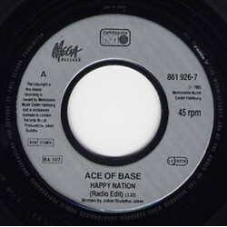 Ace Of Base Happy Nation USED VINYL 7INCH 45 RPM