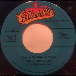 Marv Johnson You've Got What It Takes / Move Two Mountains USED VINYL 7INCH 45 RPM SINGLE