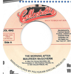 Maureen McGovern The Morning After / Nice To Be Around Vinyl 7" USED
