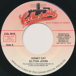 Elton John Honky Cat  / Harmony Vinyl 7" USED