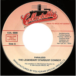 The Legendary Stardust Cowboy Paralyzed USED VINYL 7INCH SINGLE REISSUE