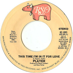 Player (4) This Time I'm In It For Love / Every Which Way USED VINYL 7INCH 45 RPM SINGLE STYRENE
