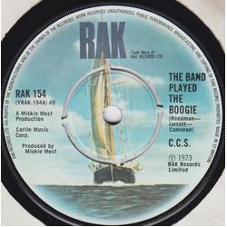 CCS The Band Played The Boogie Vinyl 7" USED