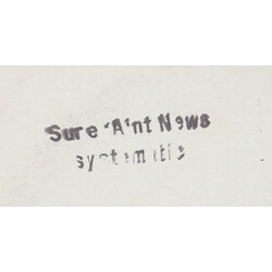 Systematic (8) Sure Ain't News USED VINYL 12INCH 33 S RPM WHITE LABEL