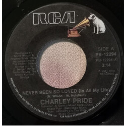 Charley Pride Never Been So Loved (In All My Life) USED VINYL 7INCH 45 RPM SINGLE