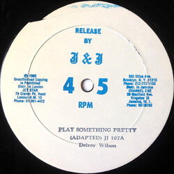 Delroy Wilson / A. Steward Play Something Pretty / I Must Be Dreaming USED VINYL 12INCH 45 RPM