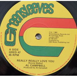 Al Campbell Really Really Love You / Rub A Dub Dub USED VINYL 12INCH 45 RPM