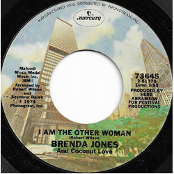 Brenda Lee Jones / Coconut Love I Am The Other Woman / Good Thing (What It Is) Vinyl 7" USED