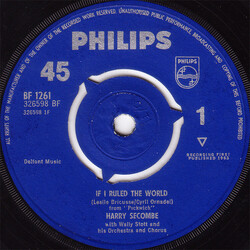 Harry Secombe If I Ruled The World USED VINYL 7INCH 45 RPM