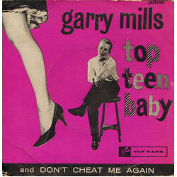 Garry Mills Top Teen Baby USED VINYL 7INCH 45 RPM