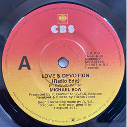 Michael Bow Love & Devotion VINYL 7" USED