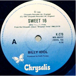 Billy Idol Sweet Sixteen USED VINYL 7INCH