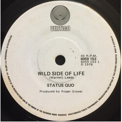 Status Quo Wild Side Of Life USED VINYL 7INCH 45 RPM SINGLE