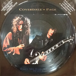 Coverdale Page Take Me For A Little While USED VINYL 12INCH 45 RPM LIMITED EDITION PICTURE DISC