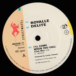 Royalle Delite I'll Come When You Call USED VINYL 12INCH 45 RPM STEREO
