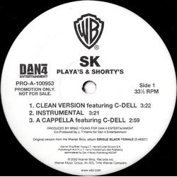 SK Playa's & Shorty's Vinyl 12" USED