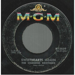 The Osborne Brothers Sweethearts Again / There's A Woman Behind Every Man USED VINYL 7INCH 45 RPM SINGLE