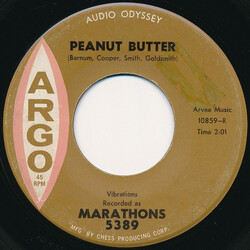 The Marathons Peanut Butter / Down In New Orleans USED VINYL 7INCH 45 RPM SINGLE